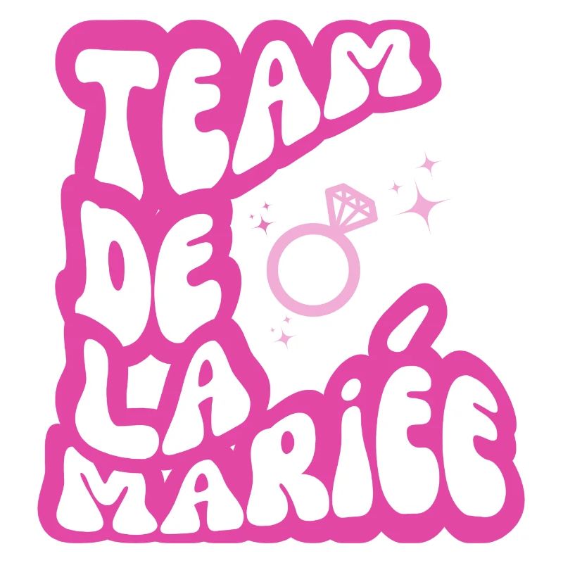 Team Bride pink - Brautgeschenk
