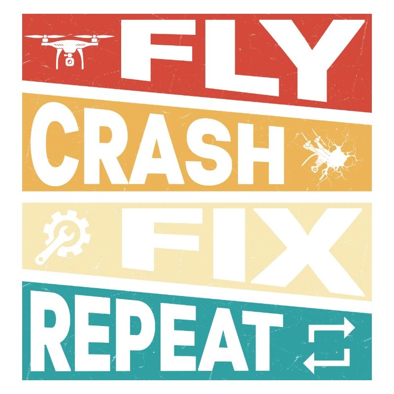 Fly crash fix Répéter le pilote de drone de vol RC