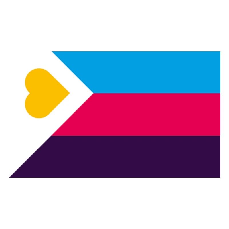 polyamorous NEW pride flag