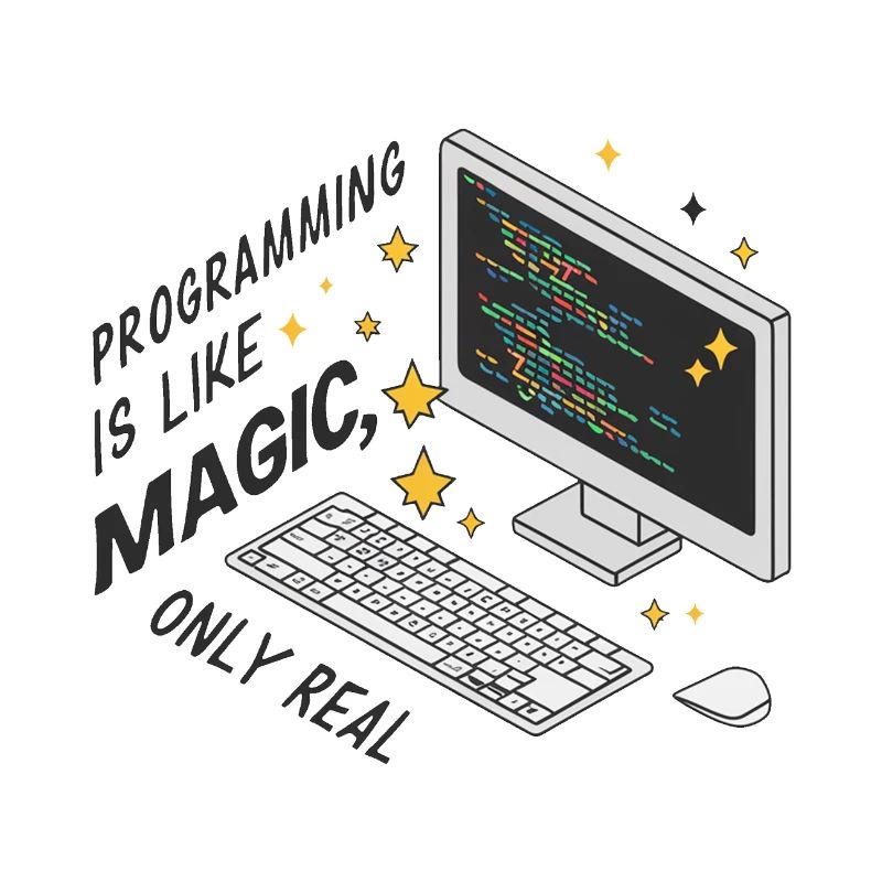 Programming is like magic, only real.
