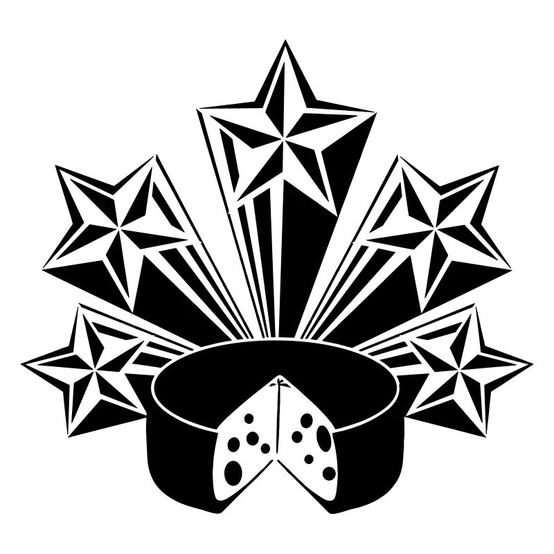 Cheese radiating stars