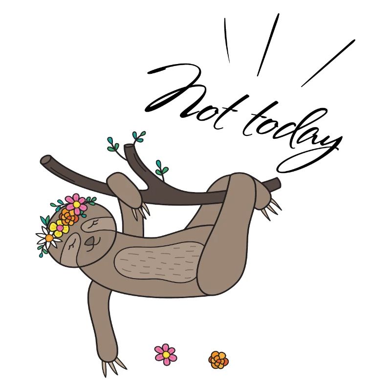 not today Sloth