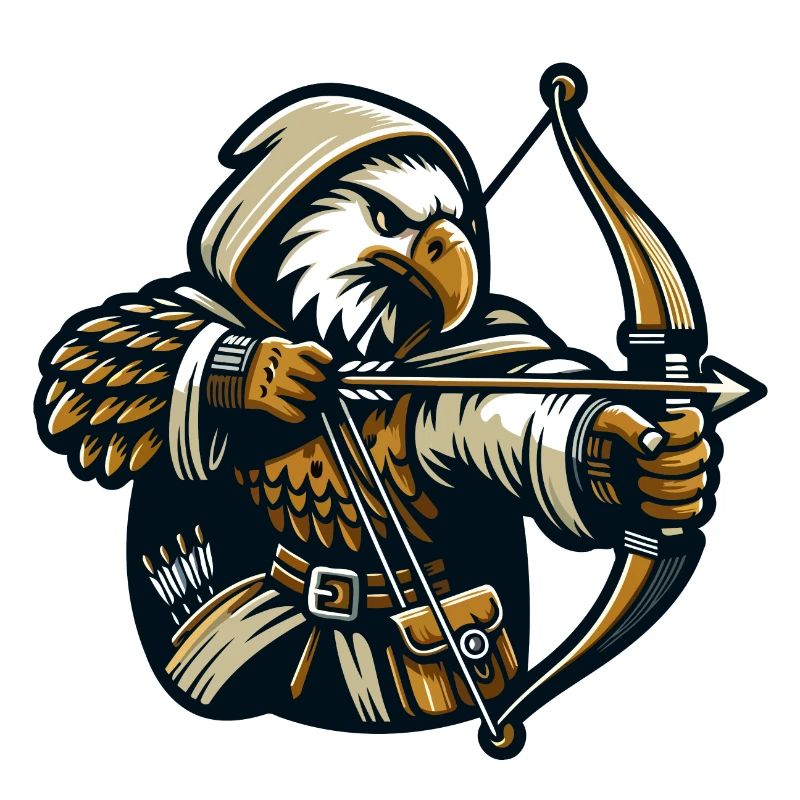 Skyward Archer: The Eagle Marksman