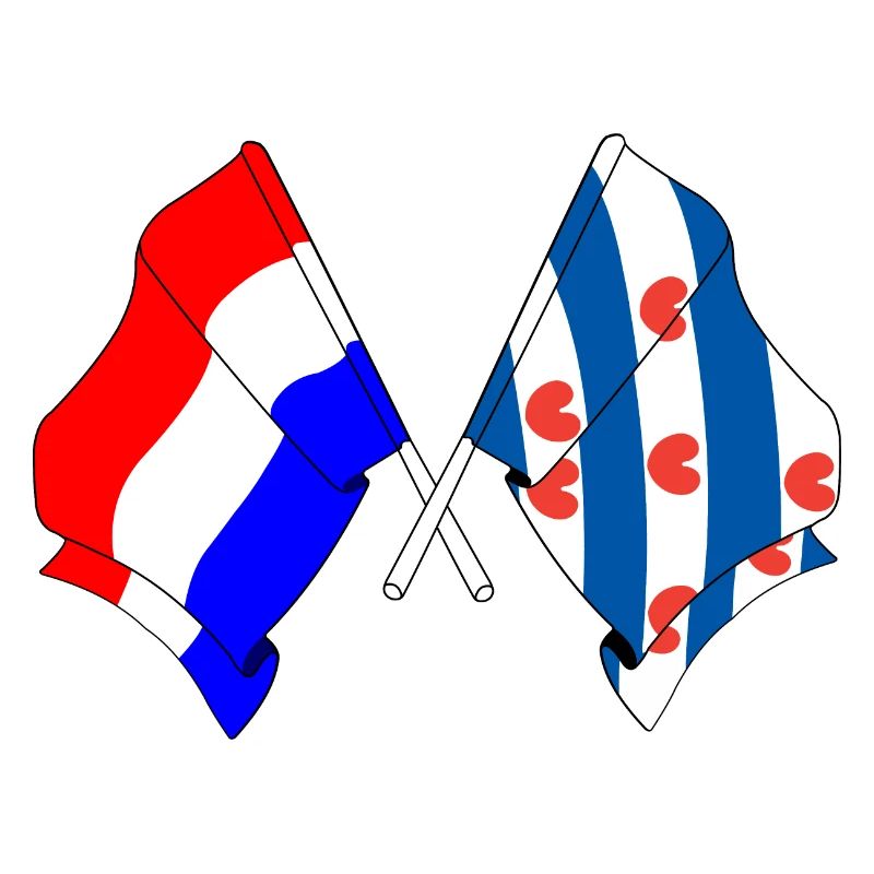 Drapeau des Pays-Bas, Frise croisé