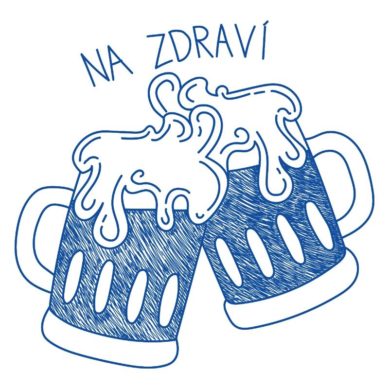 Biergläser mit Prost-Spruch