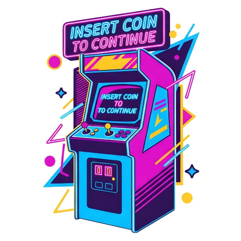 Conception d’arcade rétro pour les joueurs et les joueurs