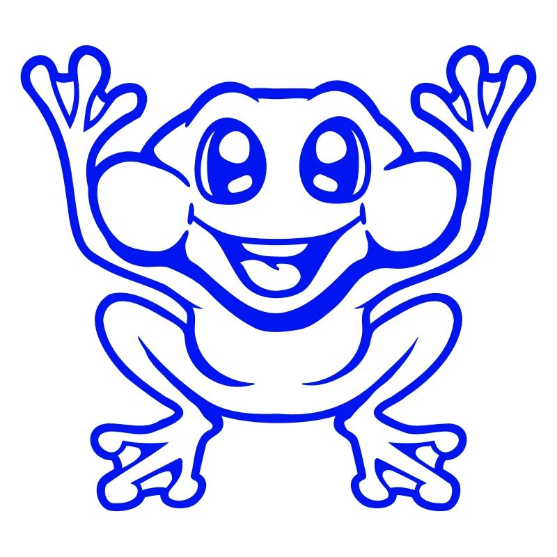 Frog Toad Laughs Funny Jumping Happy Comic