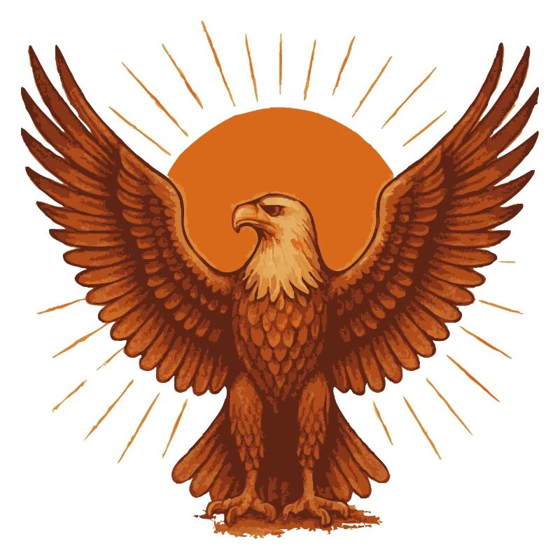 Fiery Solar Eagle
