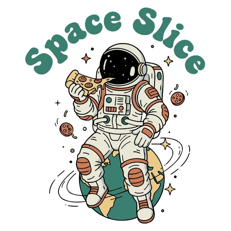 Pizza de l’espace astronaute