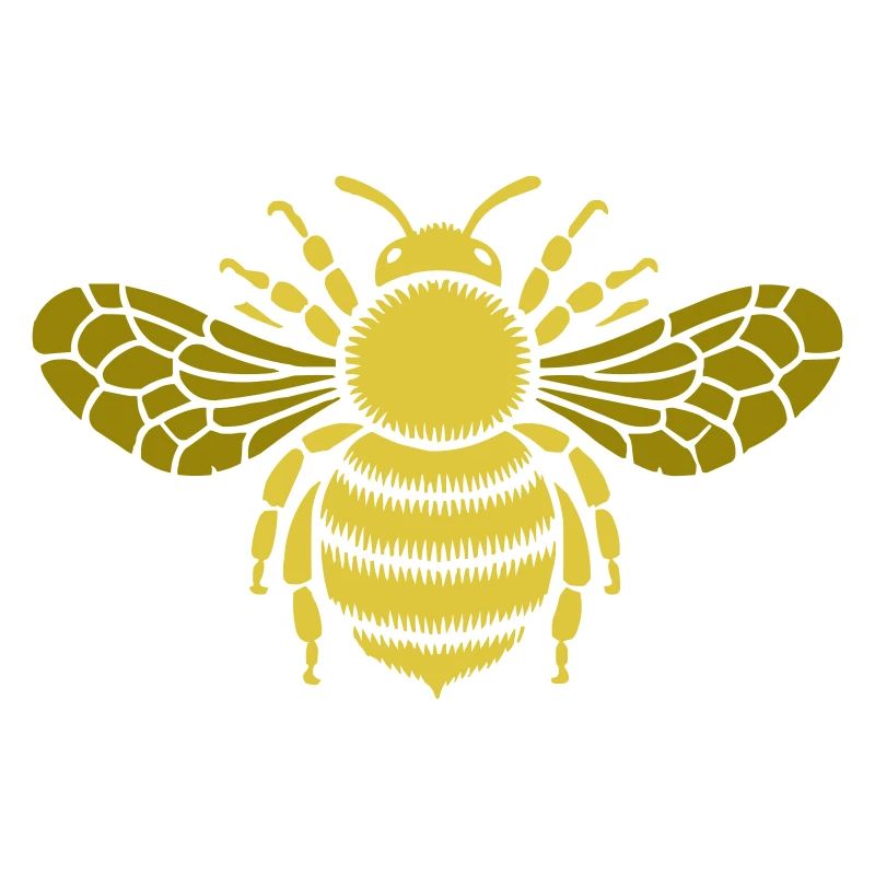 Golden Bee Pattern