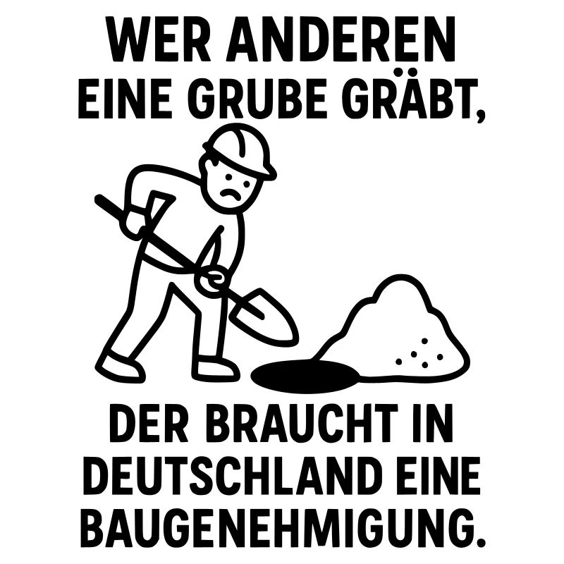 Digging a pit