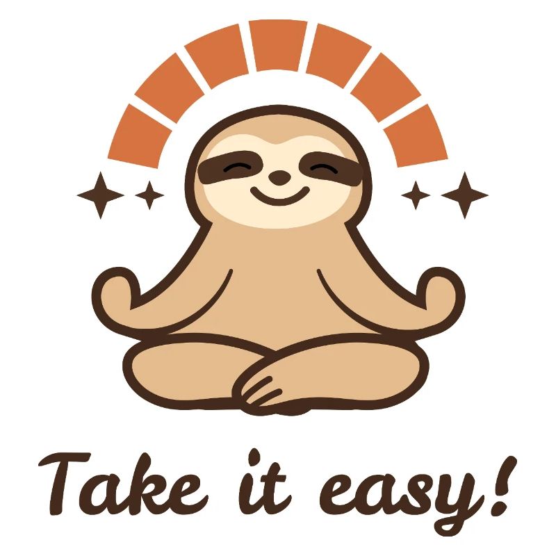 Take it easy – Relaxed Faultier Design
