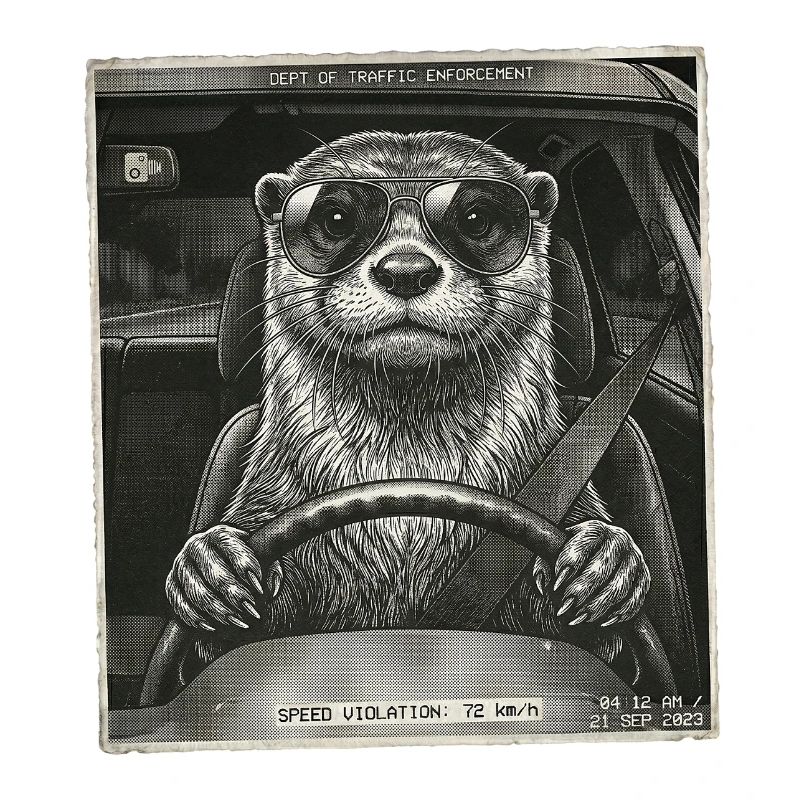Otter Flashed