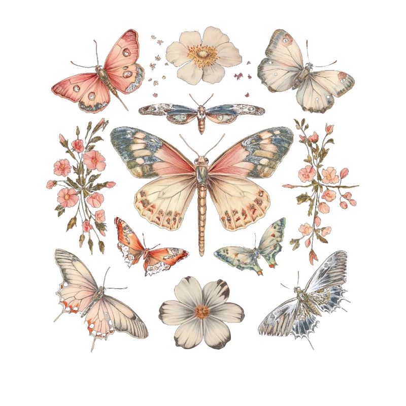 Boho Cottagecore Monarch Butterfly 