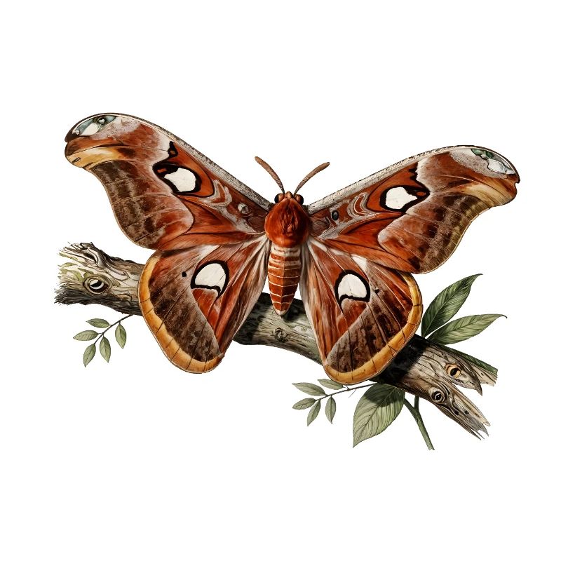 Attacus moth