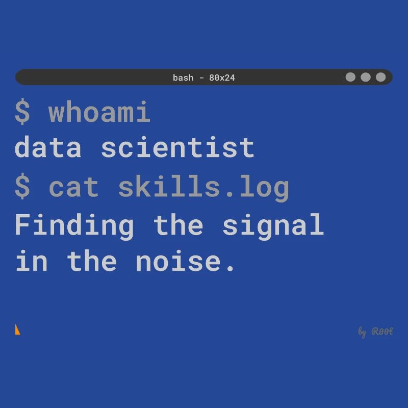 Data Scientist - Chemise de conception de terminaux