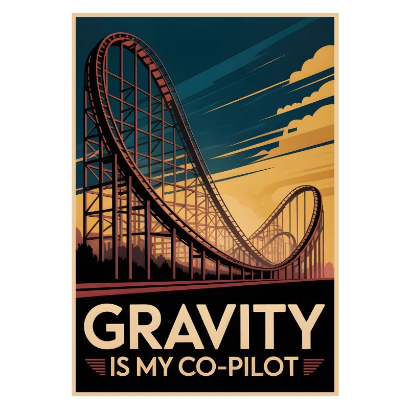 Gravity as a passenger | Roller coaster