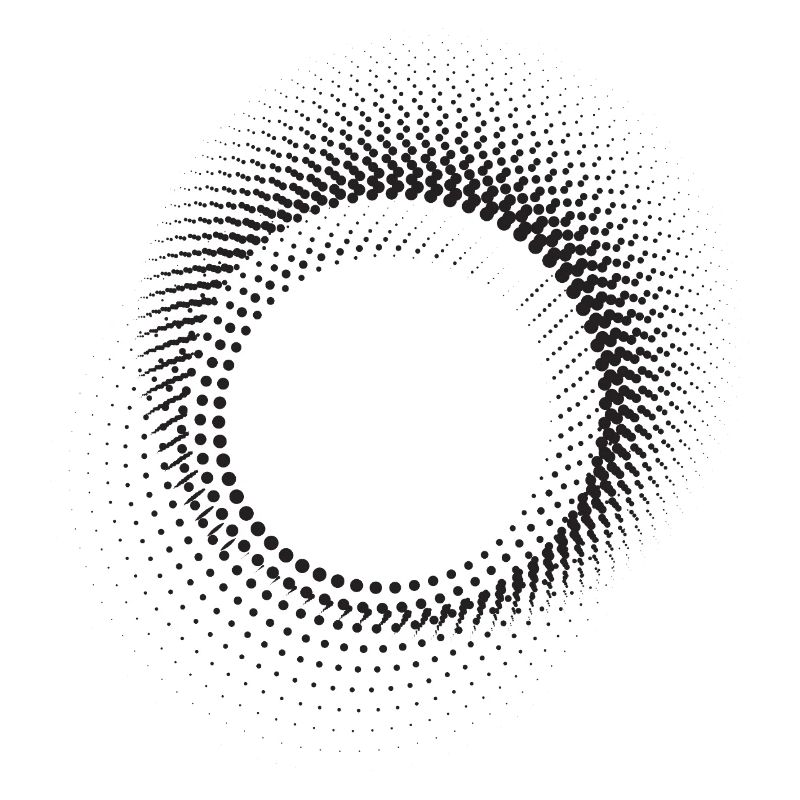 Halo Dot Ring Pattern