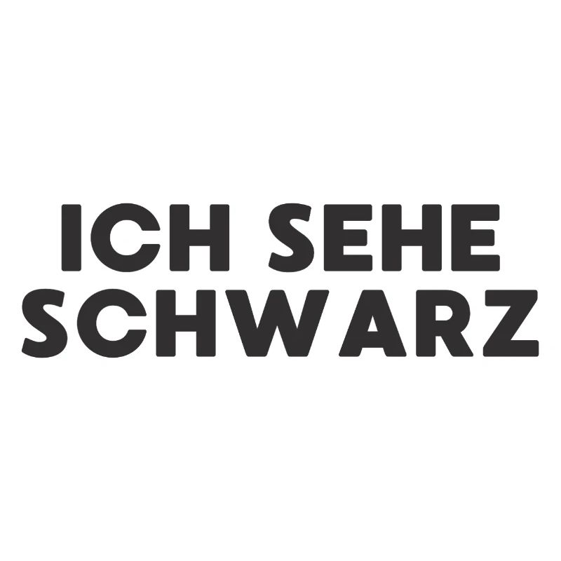 Ich sehe schwarz Black Edition