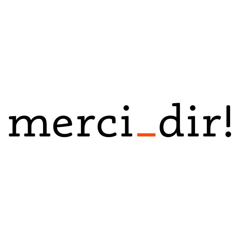 merci dir - 2 couleurs