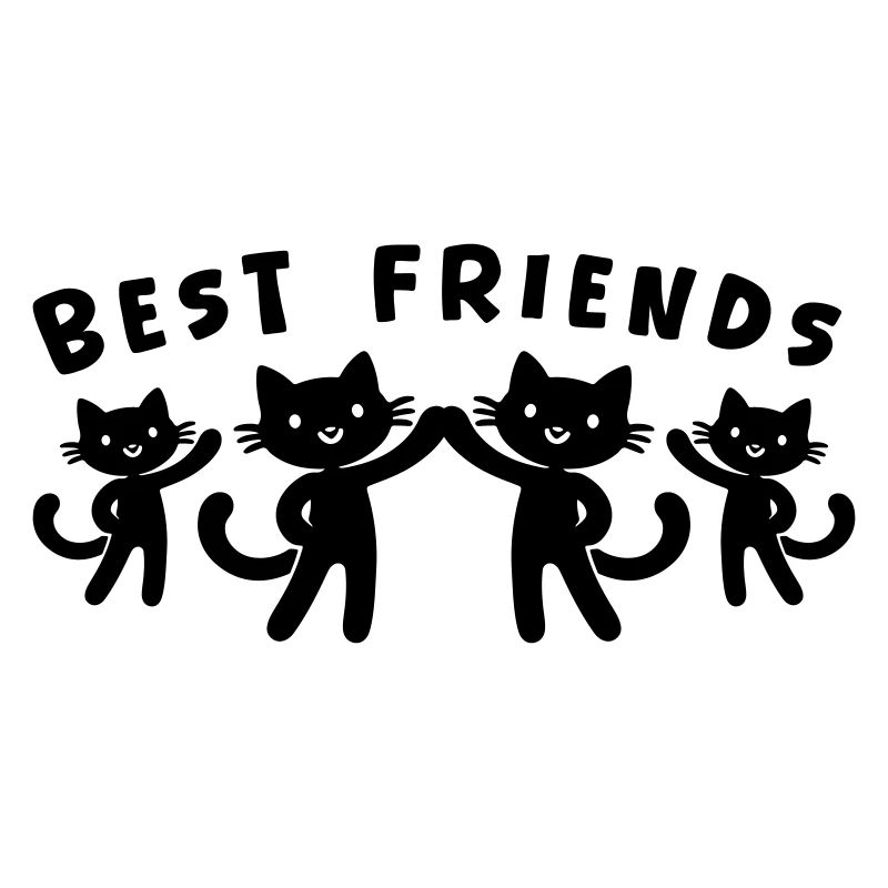 Beste Freunde Katzen