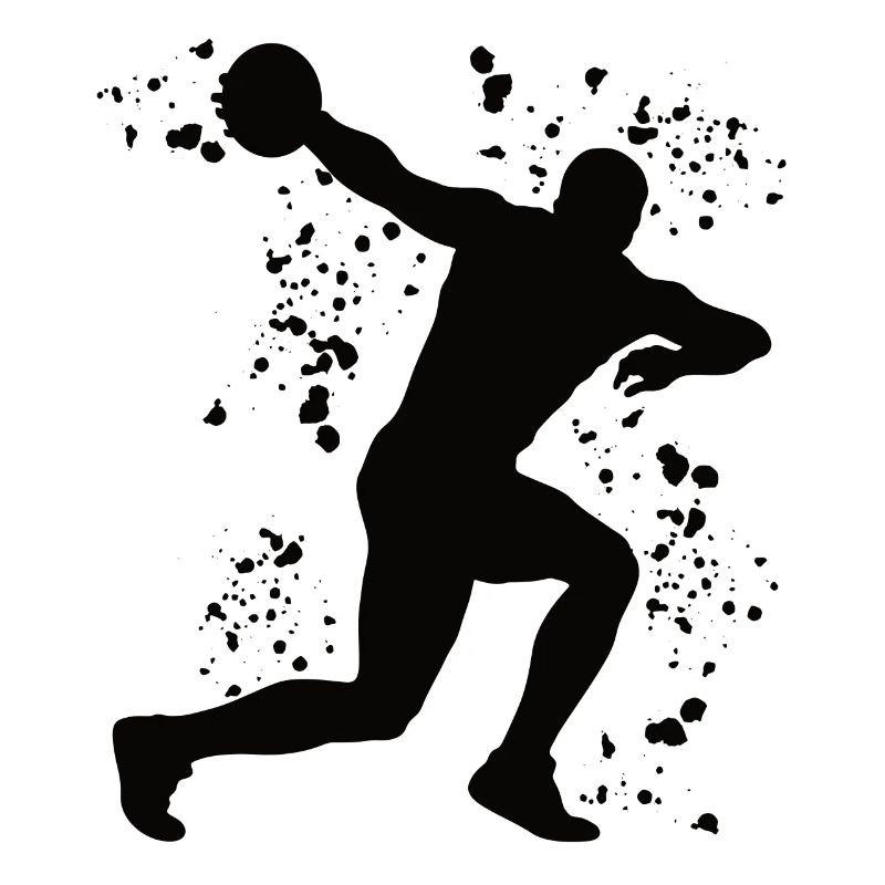 Diskuswerfer Colorsplash Diskuswurf