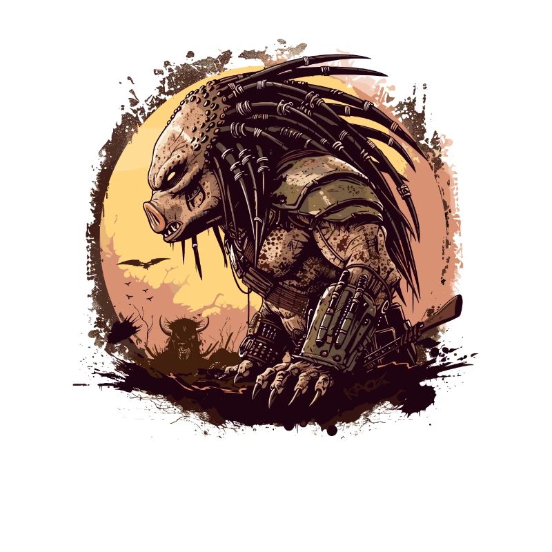 Alien, Guerrier, Chasseur De L’espace, Cochon
