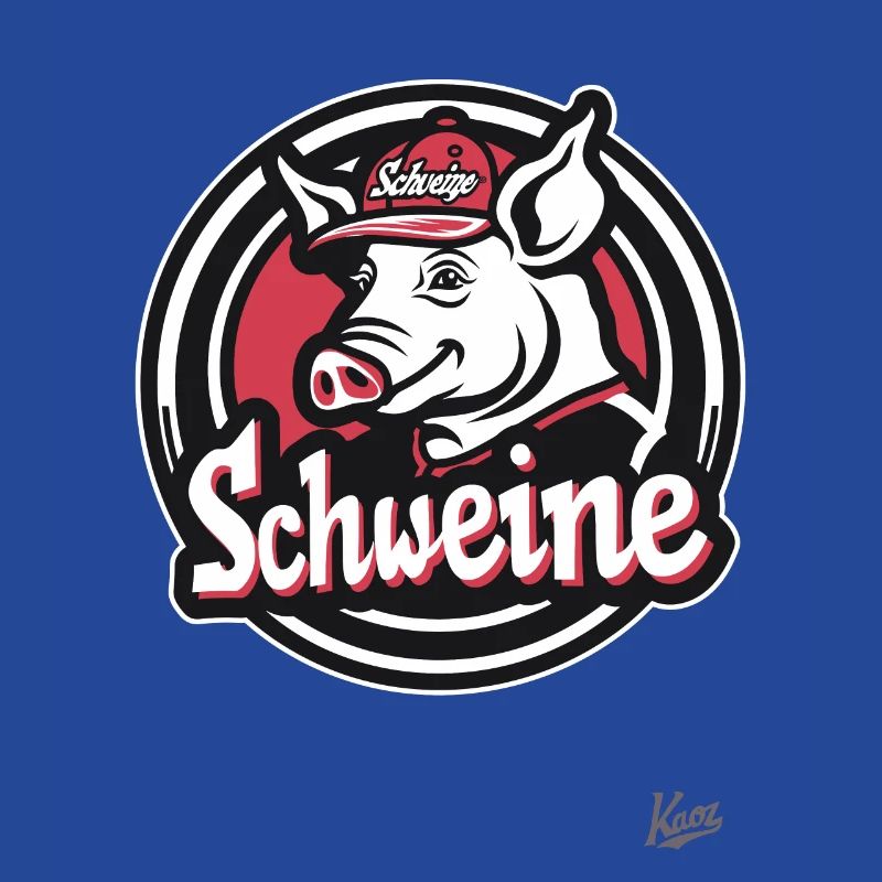Casquette vraiment cool : Cochon dans l’équipe de cochons