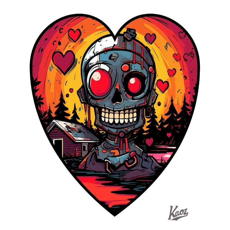 A heart for camping swamp cyborg robots