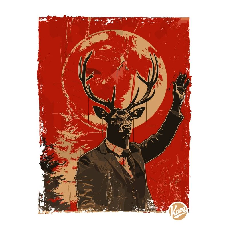 Propaganda Style Deer