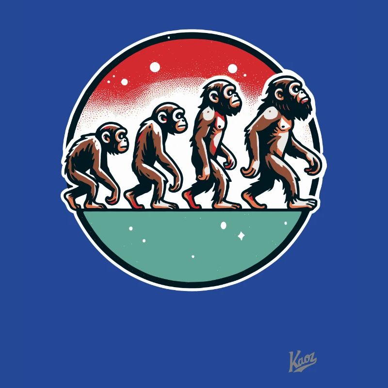 Evolution des Affen