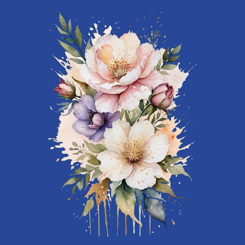 Murmures à l’aquarelle : Fleurs délicates