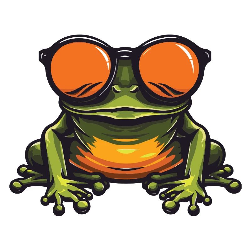 Frog Funny Cool