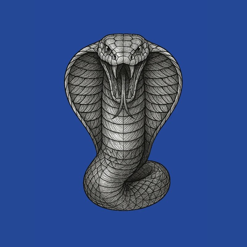 Cobra Graphite Line Illustration