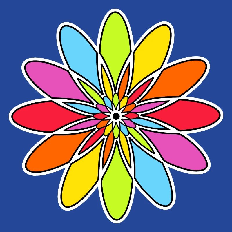 Regenbogen Blume