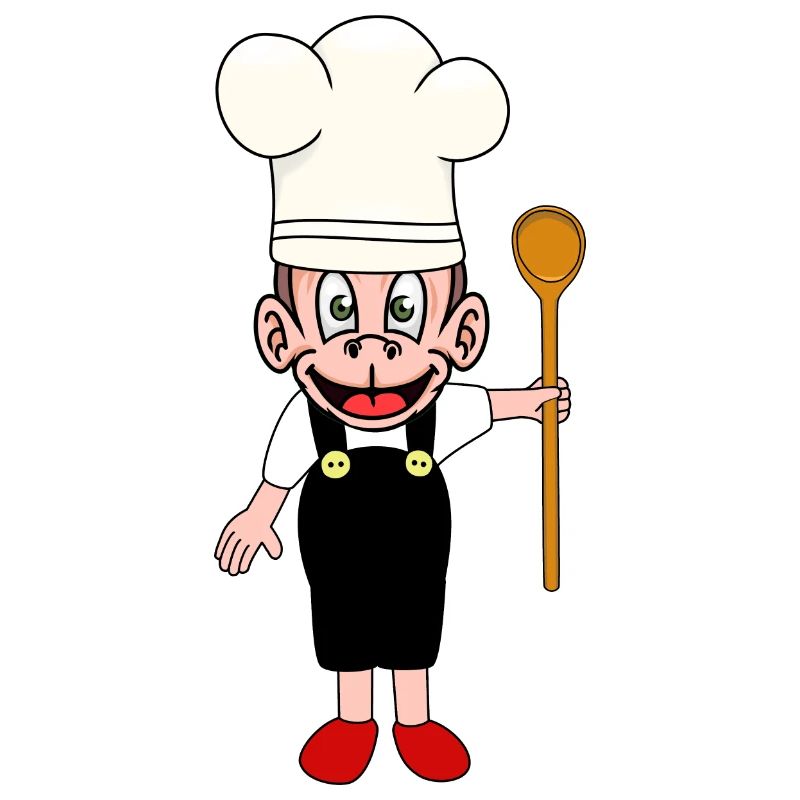 Monkey Kitchen Cooking Hosts Monkey Chefs Chef