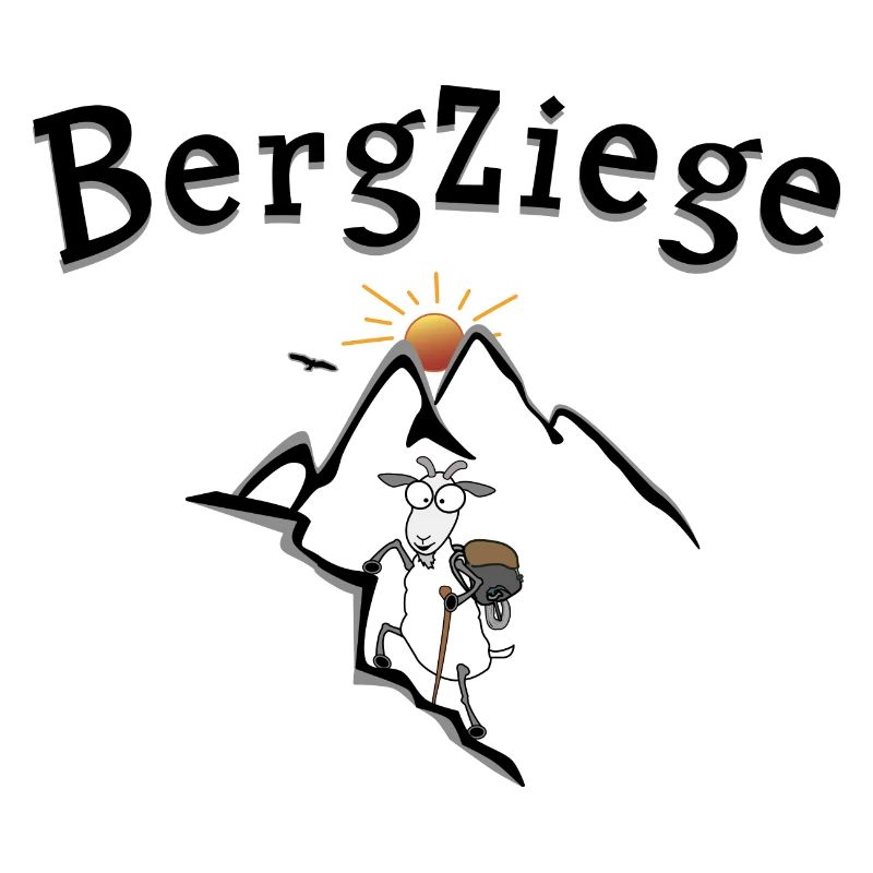 Bergziege Klettern Wandern