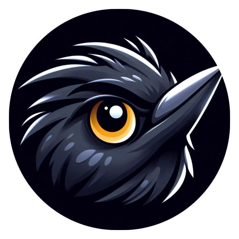 Comic Blackbird Bird