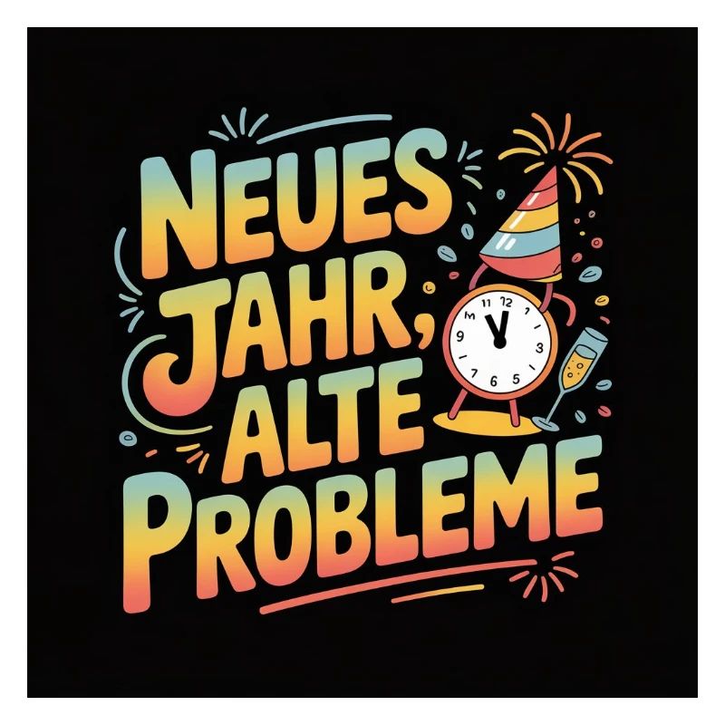 New Year, Old Problems – Celebration Motif