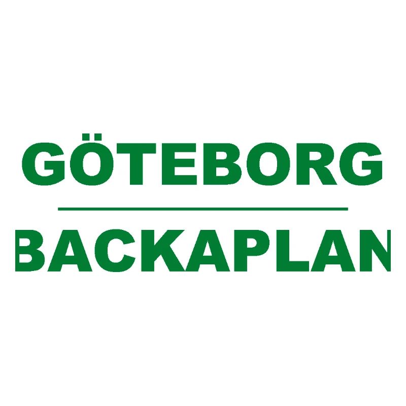 Göteborg Backaplan – Design vert-noir