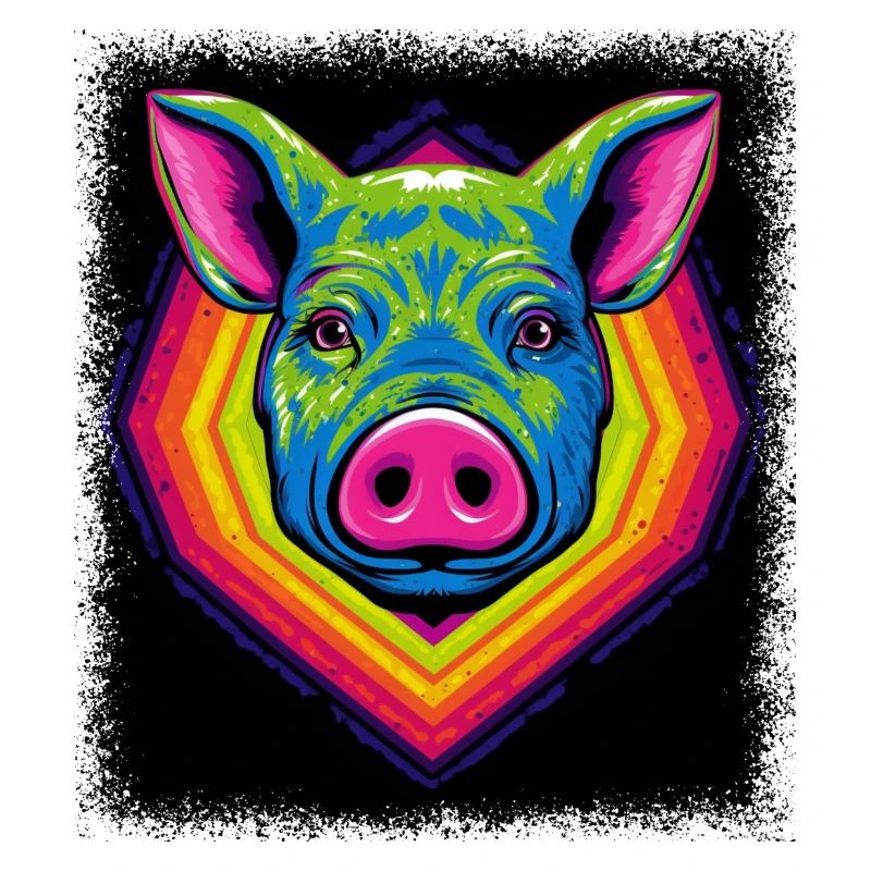drôle cochon bacon tshirt citation motif cochon d’Inde