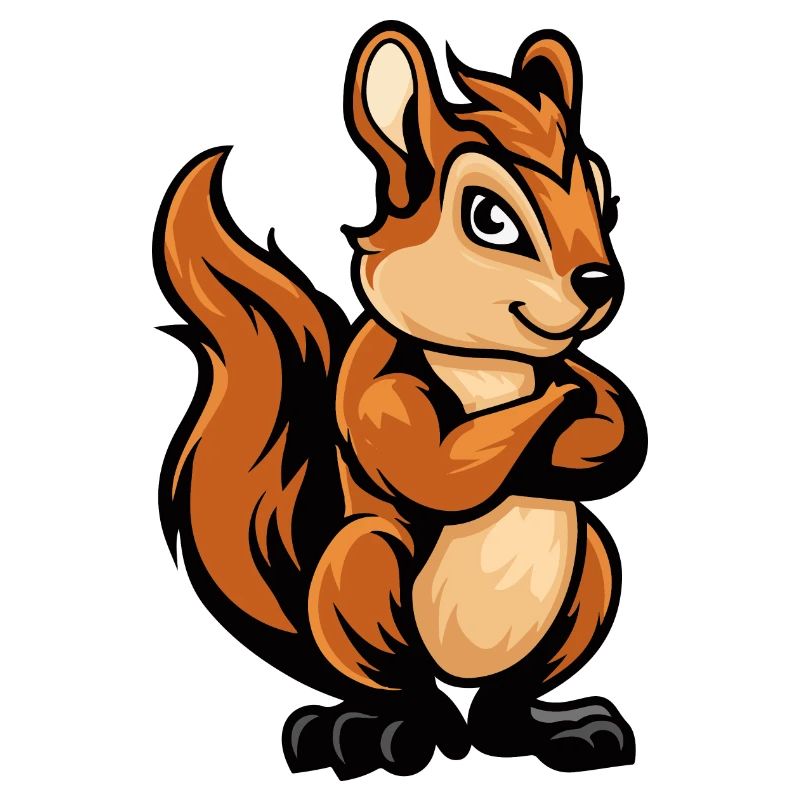 Eichhörnchen Comic