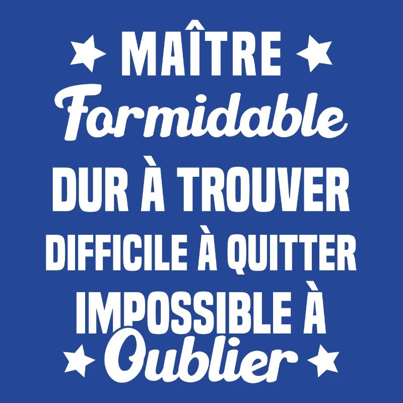 Maître Formidable Idée Cadeau Maître D'école