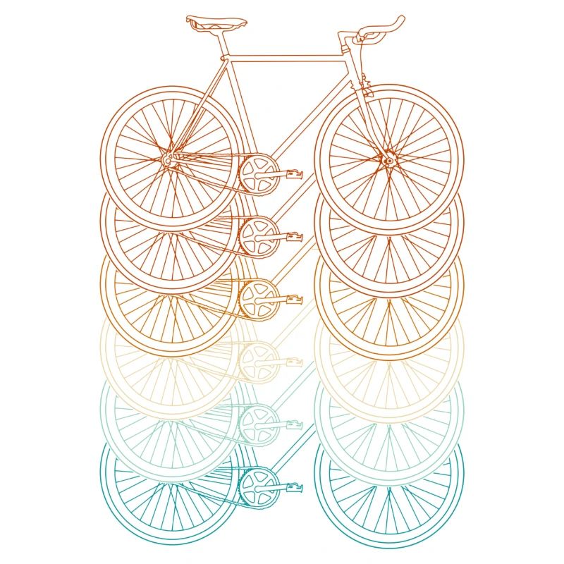Gradient Bicycle Cascade