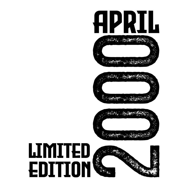 Gift April 2000. Anniversary April 2000. April.