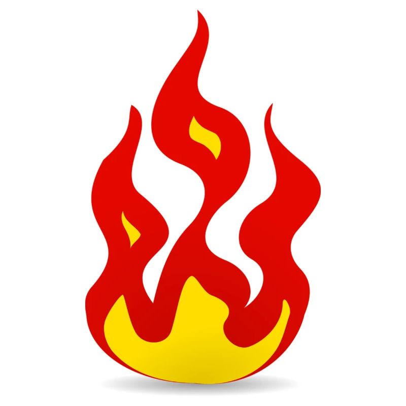 Flammes de feu