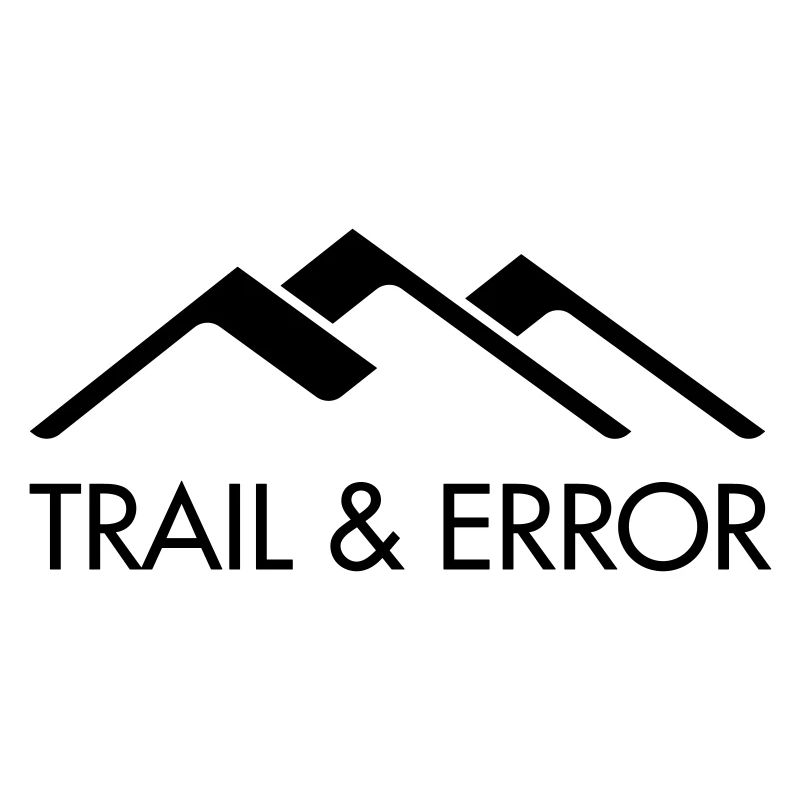 TRAIL & ERROR Logo Schwarz