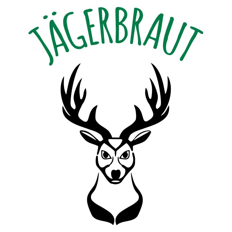 Jägerbraut Jagd jagen jäger Wald Hirsch 2c