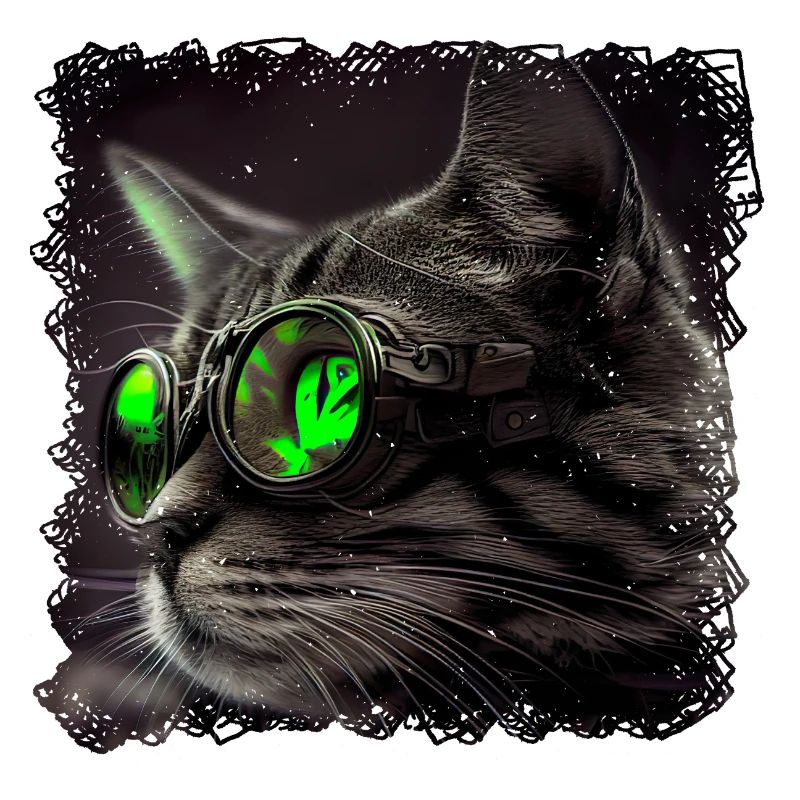 Cats don't need night vision goggles