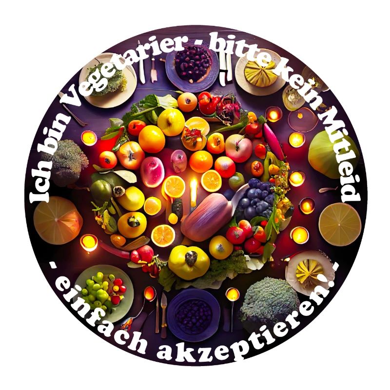 Vegetarier essen kein Fleisch